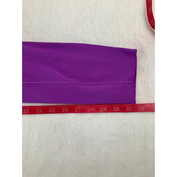 Lululemon Fast and Free High-Rise Crop 23" Moonlit Magenta, size 4 - Picture 6 of 6